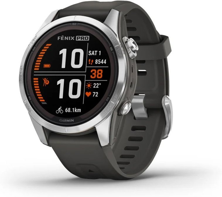 Fenix 7S Pro Solar (42mm) Sportuhr graphit/edelstahl