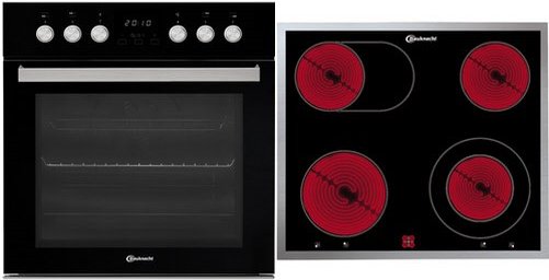 HEKO H500 Herdset schwarz + edelstahl