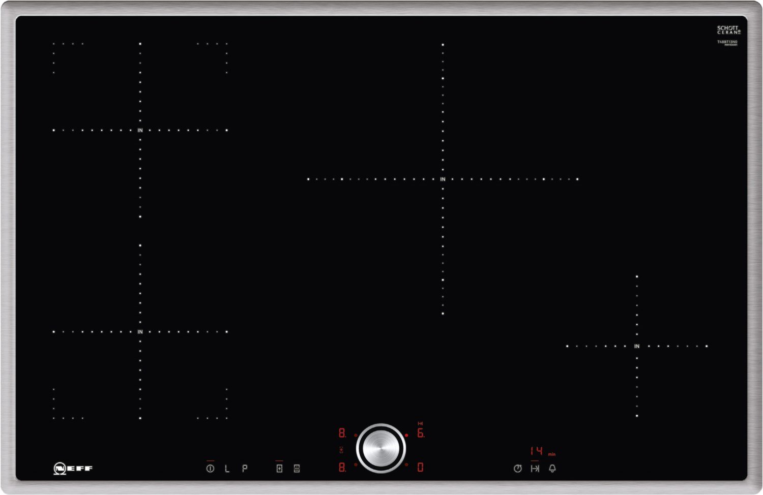 TBT 4813 N Induktionskochfeld edelstahl