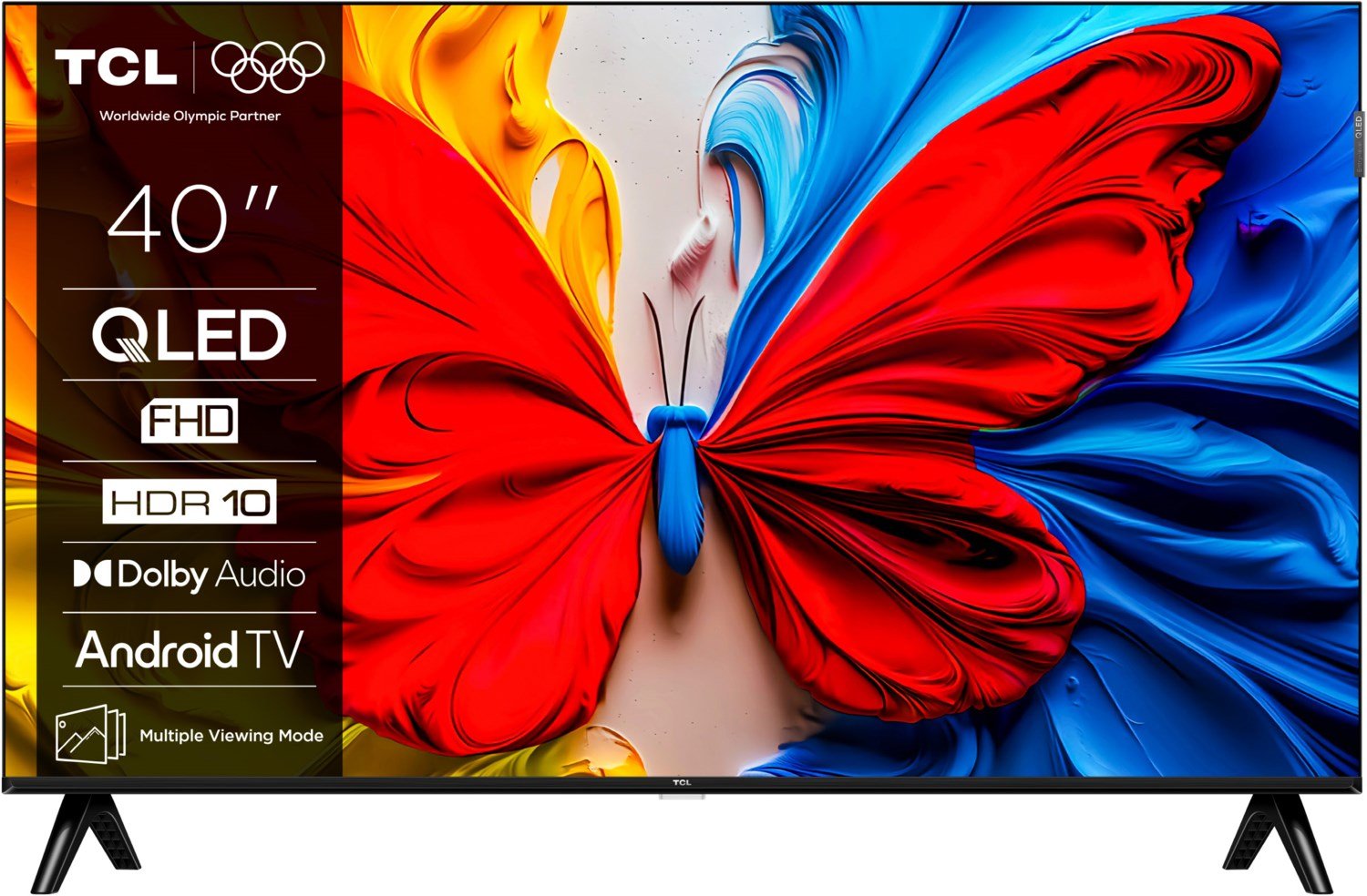 40S59K 100 cm (40") QLED-TV brushed metal