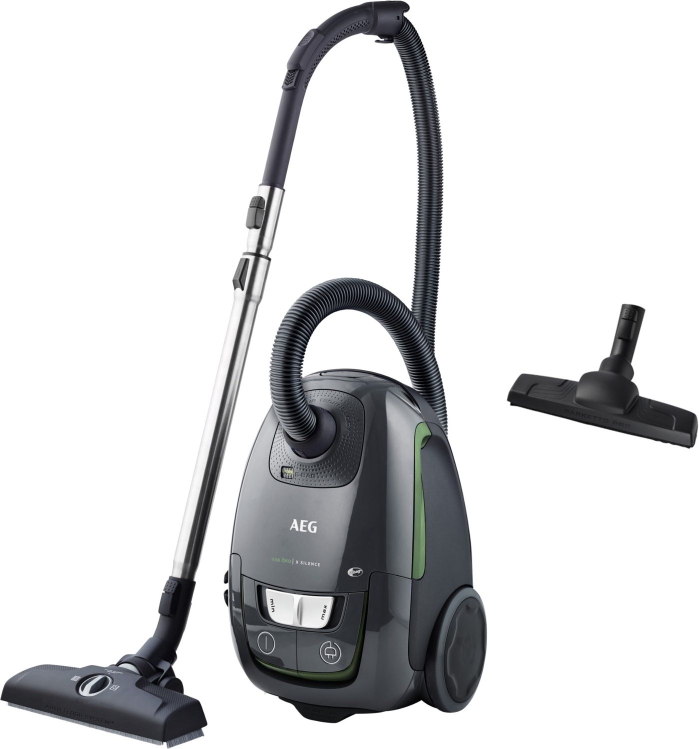 VX8-2-ÖKO Bodenstaubsauger black recycled