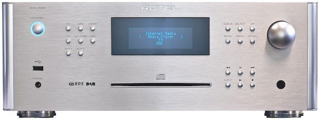 RCX-1500 CD-Receiver mit Internetradio silber