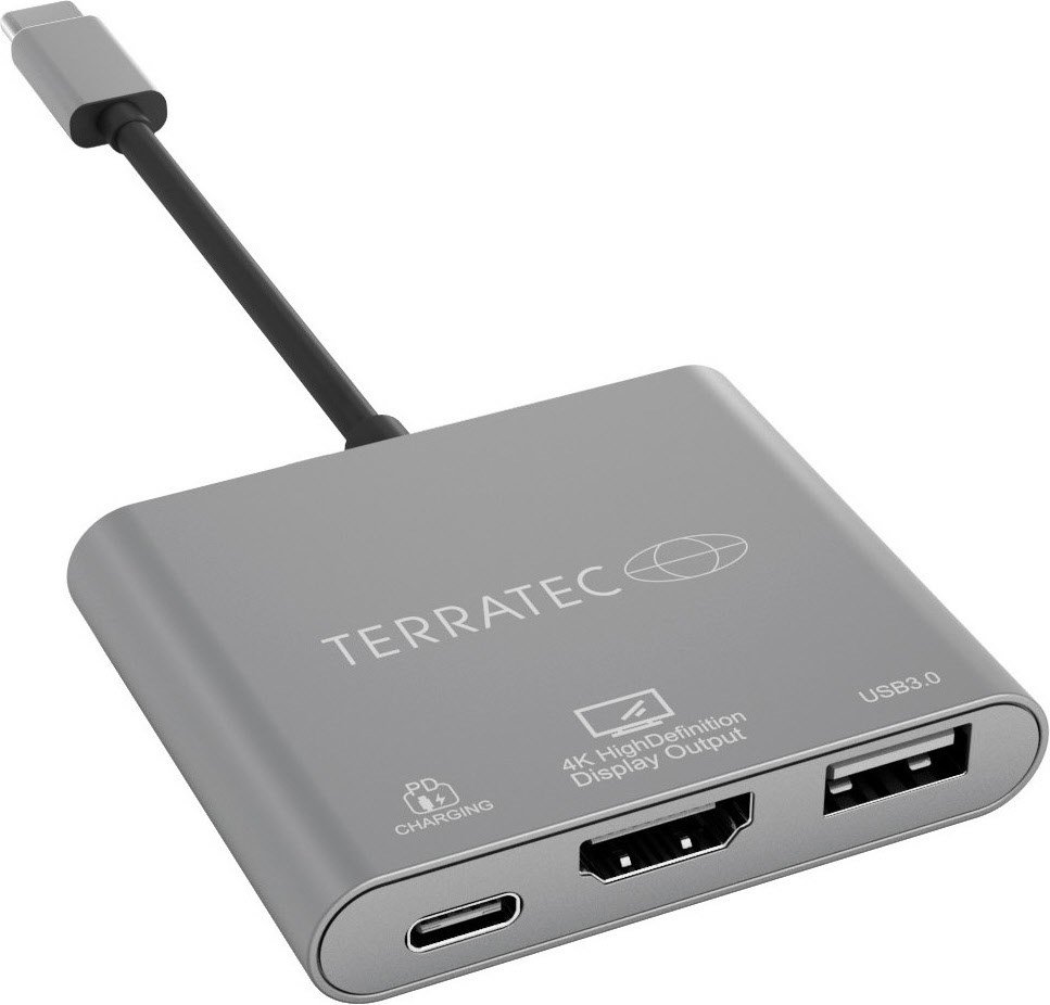 Thumbnail - Connect C3 USB Type-C Adapter mit USB-C PD, HDMI, USB 3.0