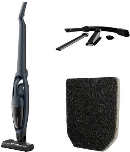 AS52CB18DB Bundel Stielstaubsauger inkl. QX9 Home&Car Kit+AEFKW2 denim blue
