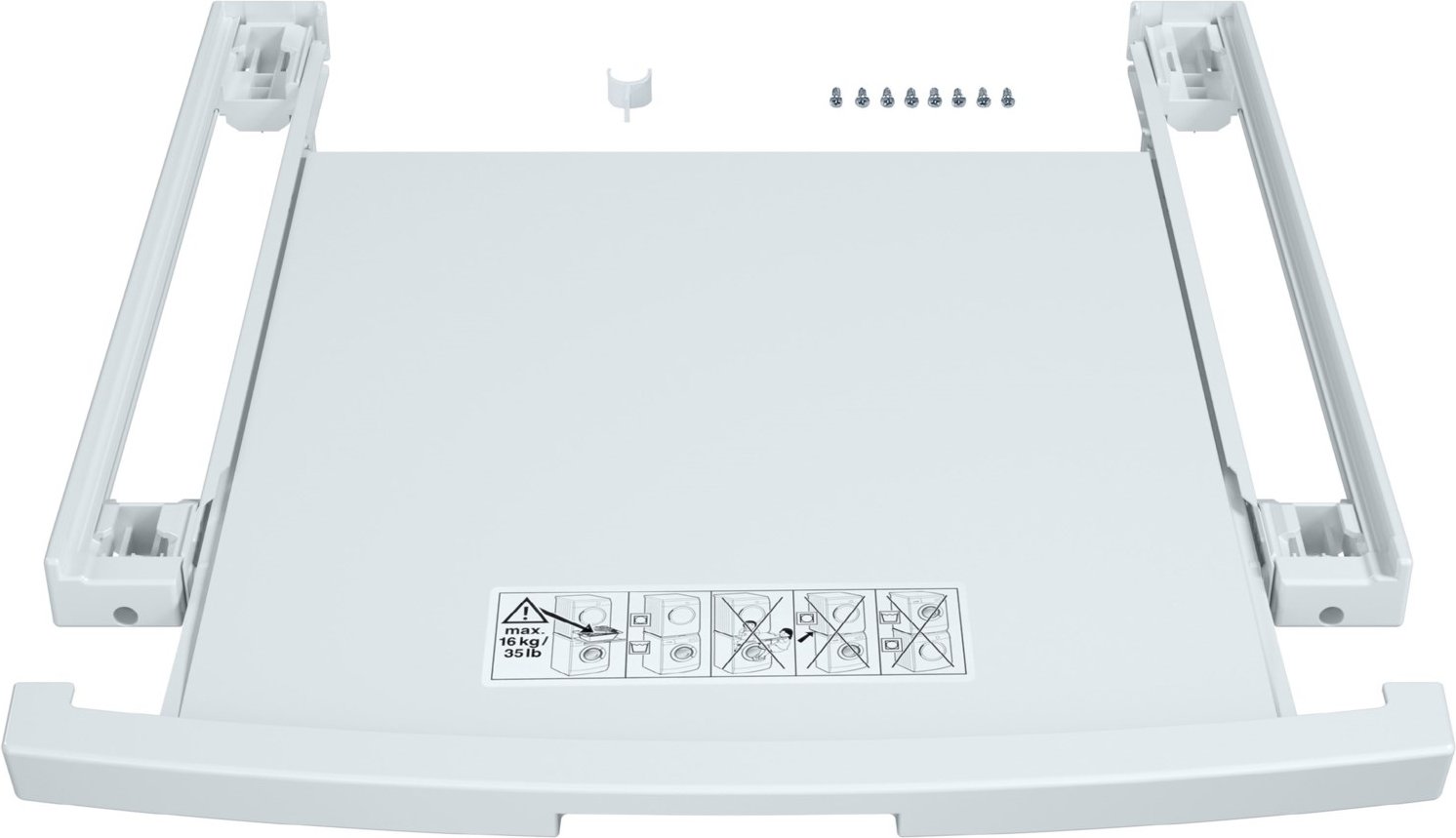 WZ27T2W Verbindungssatz mit Auszug Waschmaschinen/Trockner Zubehör