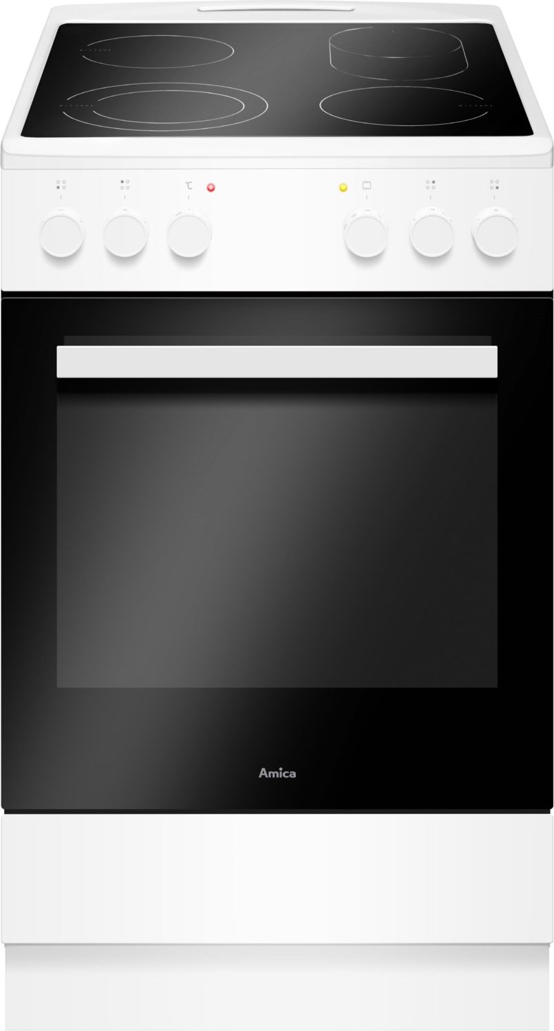 SHC 903 021 W Elektroherd mit Glaskeramikfeld weiß