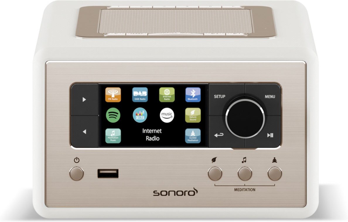 Relax Internetradio matt weiß/rosé