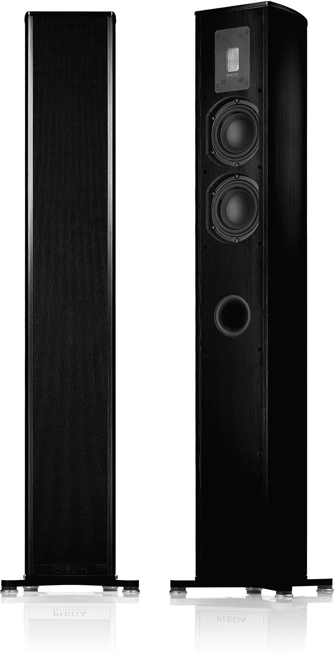 Premium 501 /Stück Stand-Lautsprecher schwarz exoliert