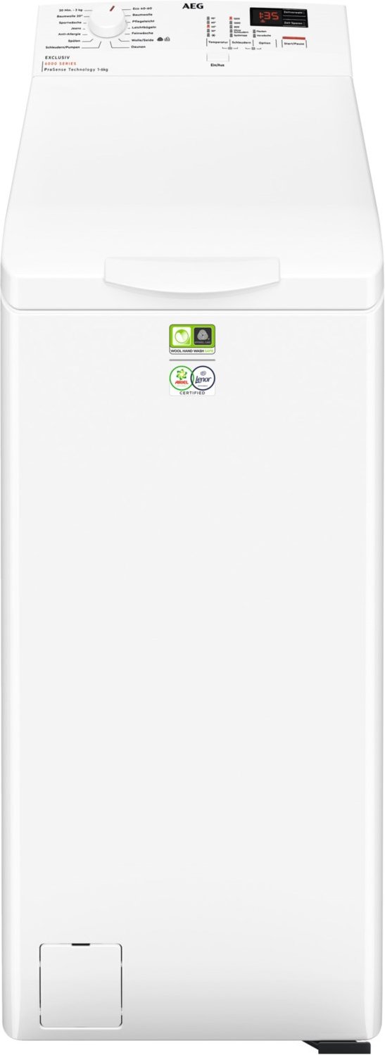 Lavamat LTR6E41269 Waschmaschine-Toplader weiß, 6 kg, 1200 U/min, Serie 6000, 78 dBA