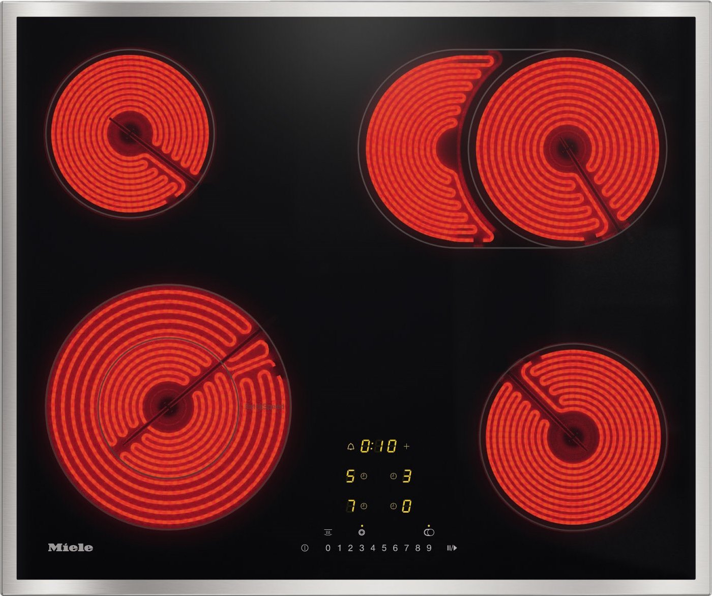 KM 6540 FR Autark-Glaskeramikfeld edelstahl