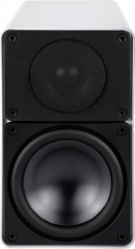 Elegant BS 305 /Paar Klein-/Regallautsprecher hochglanz weiß