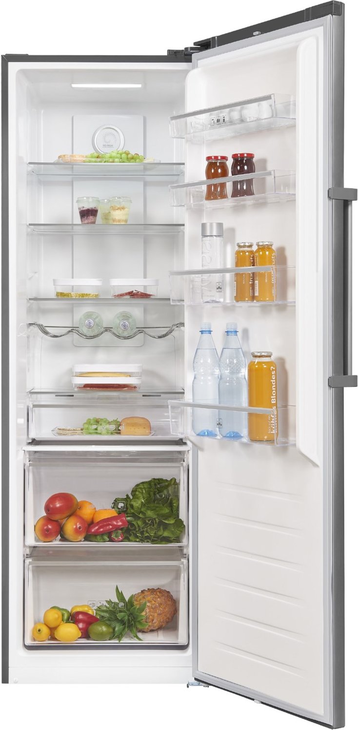 KS 360-V-HE-040E Standkühlschrank edelstahl-Look