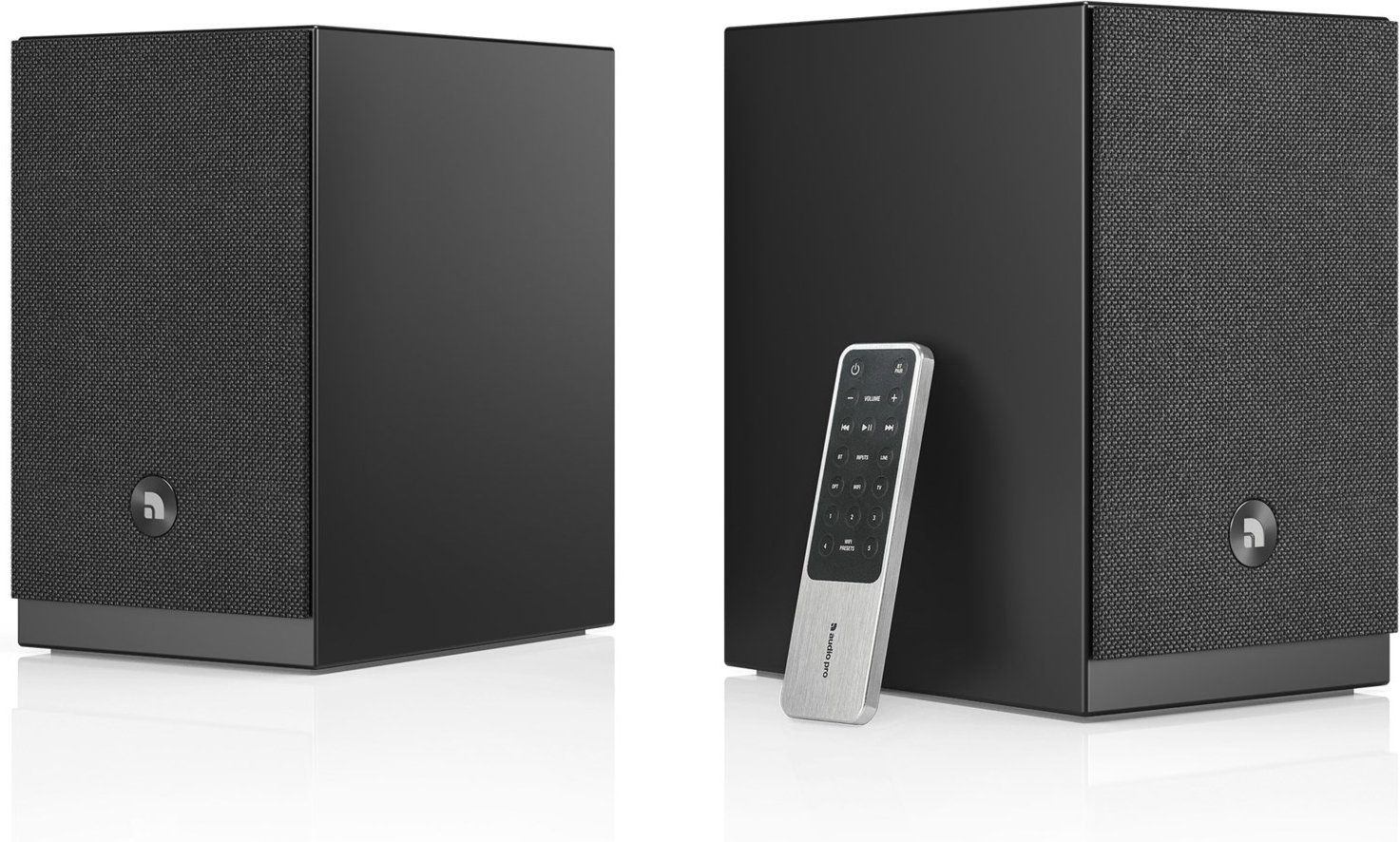 A28 W /Paar Streaming-Lautsprecher seidenmatt schwarz