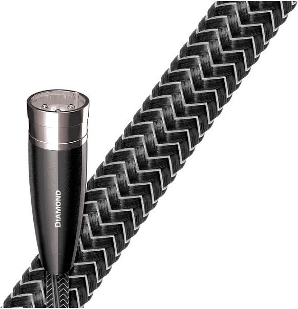 Diamond AES/EBU (0,75m) Audiokabel schwarz/silber