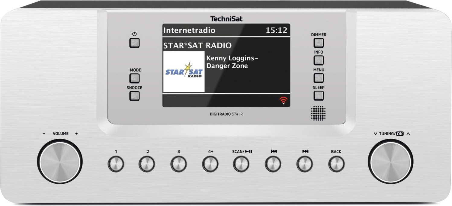 DigitRadio 574 IR Internetradio silber