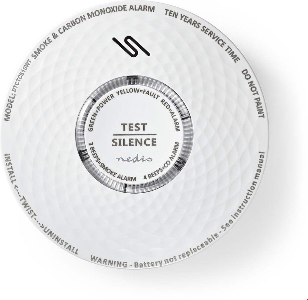 DTCTCS10WT Rauch-/Kohlenmon.-Alarm weiß