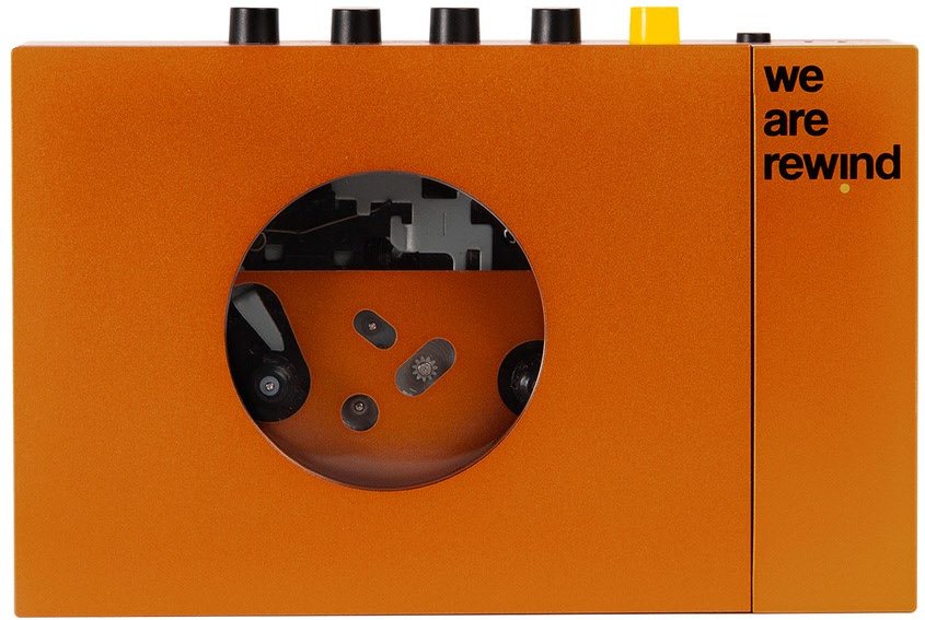 Serge Kassettenspieler-/Rekorder mit Bluetooth orange