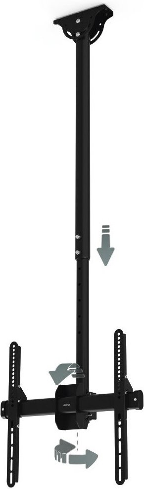 TV-Deckenhalterung 165 cm (65") schwarz