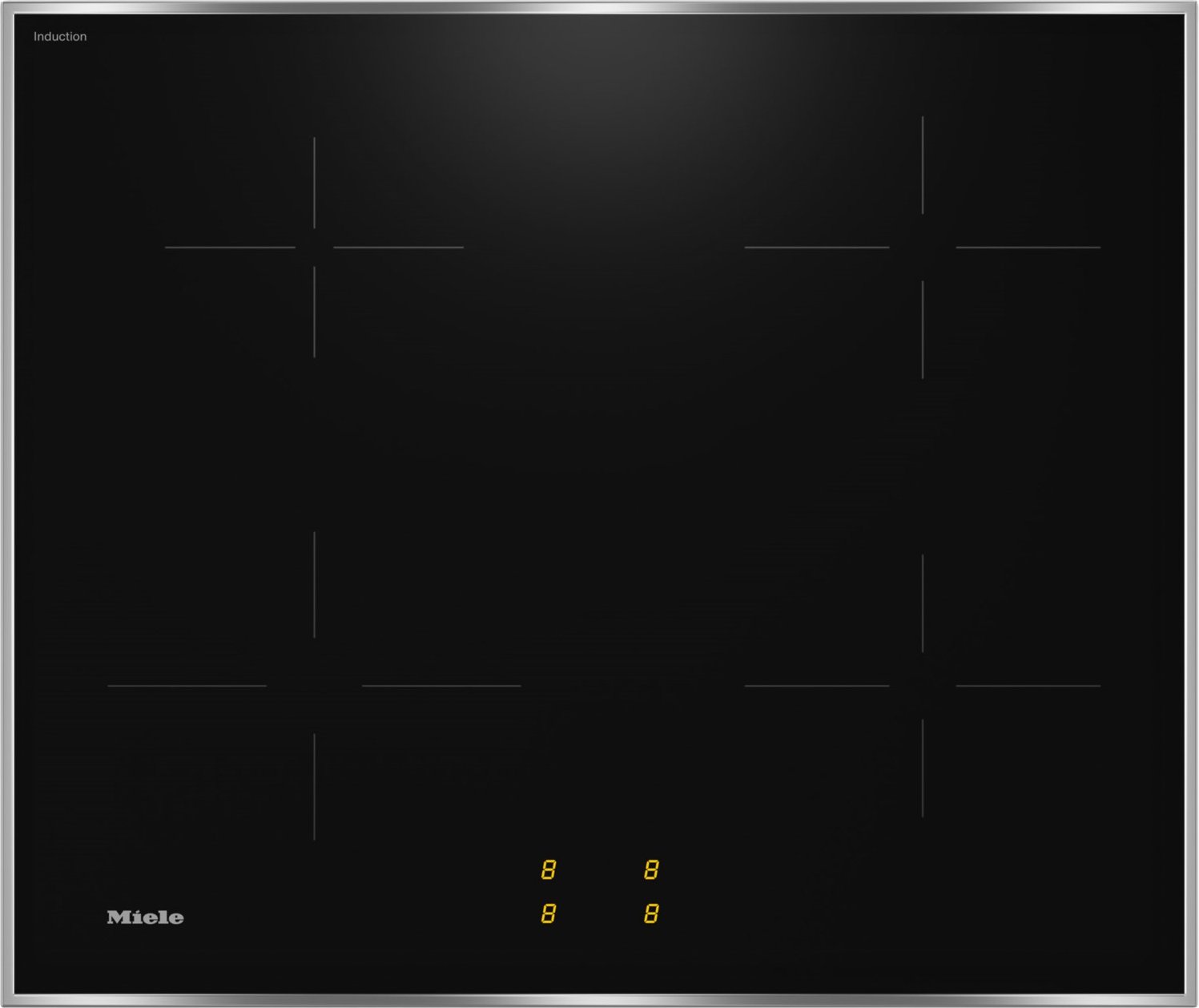 KM 7061 FR Glaskeramik-Induktions-Kochfeld edelstahl