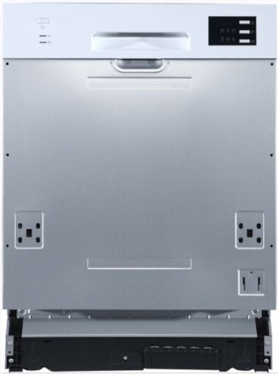 GSP12-6TI-P Teilintegrierter Einbau-Geschirrspüler 60 cm silber