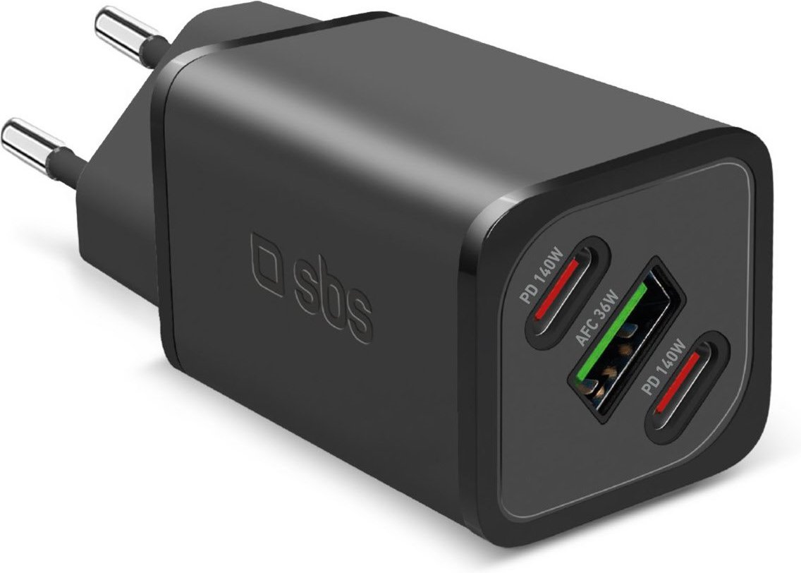 USB/Dual C NanoTube Ladegerät(140W) schwarz