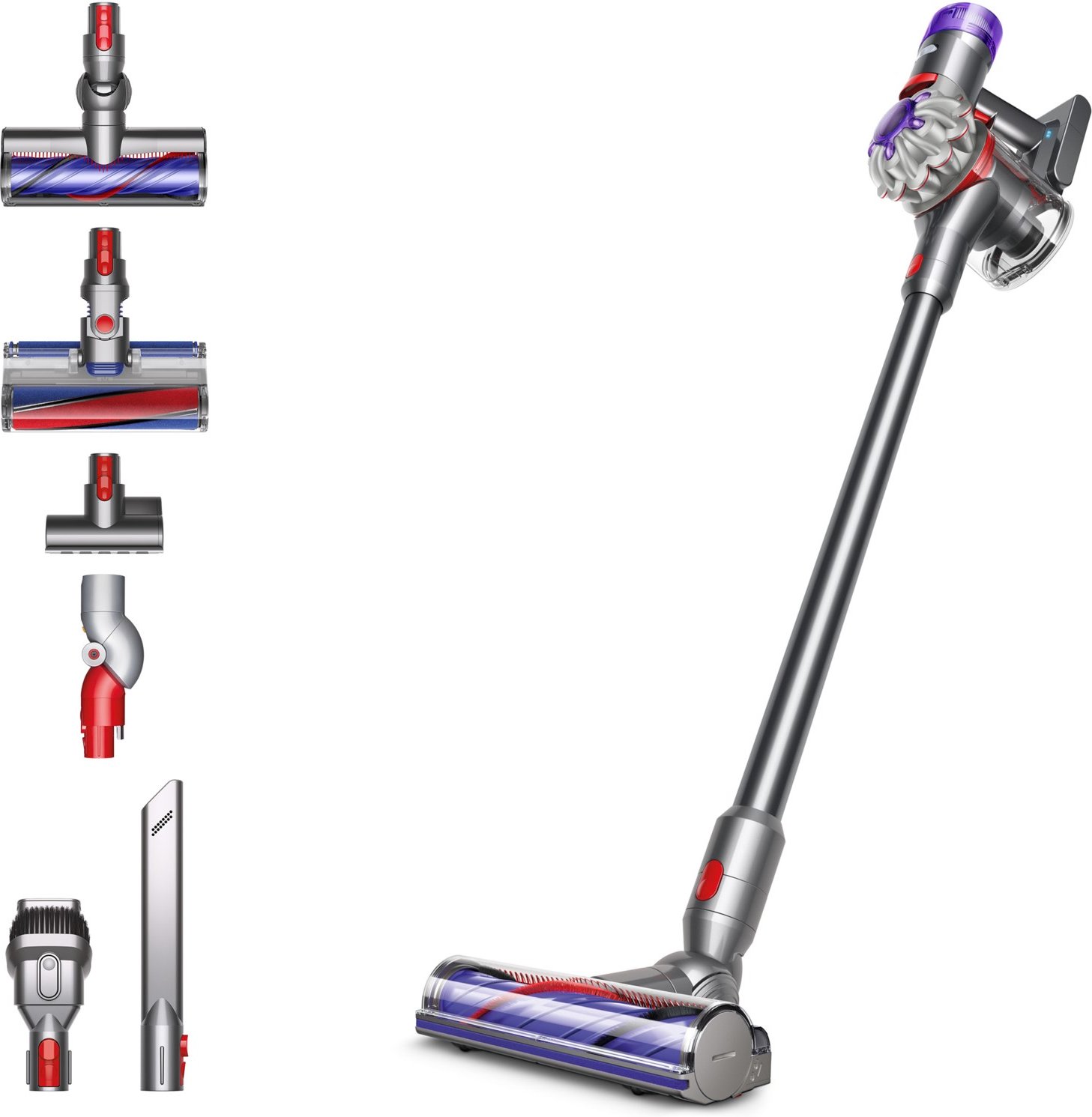 V8 Absolute Akku-Stielsauger nickel/silber