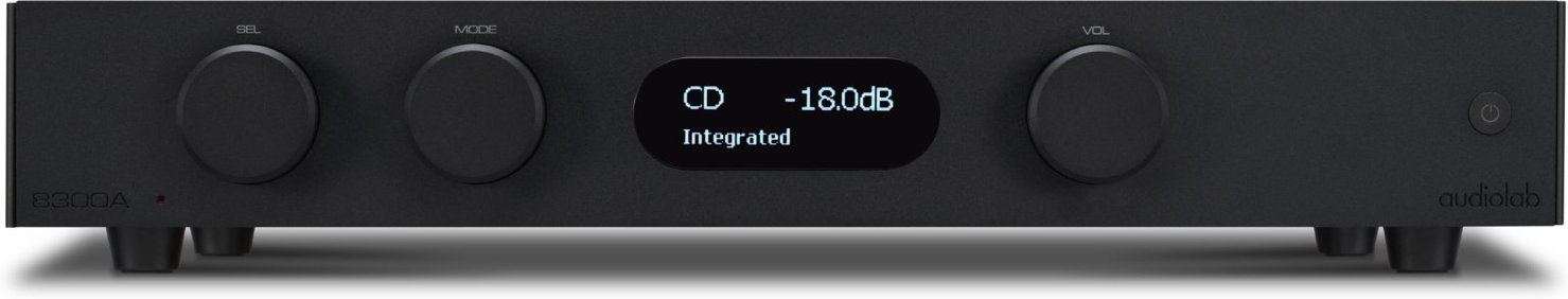 8300A Vollverstärker Stereo aluminium schwarz