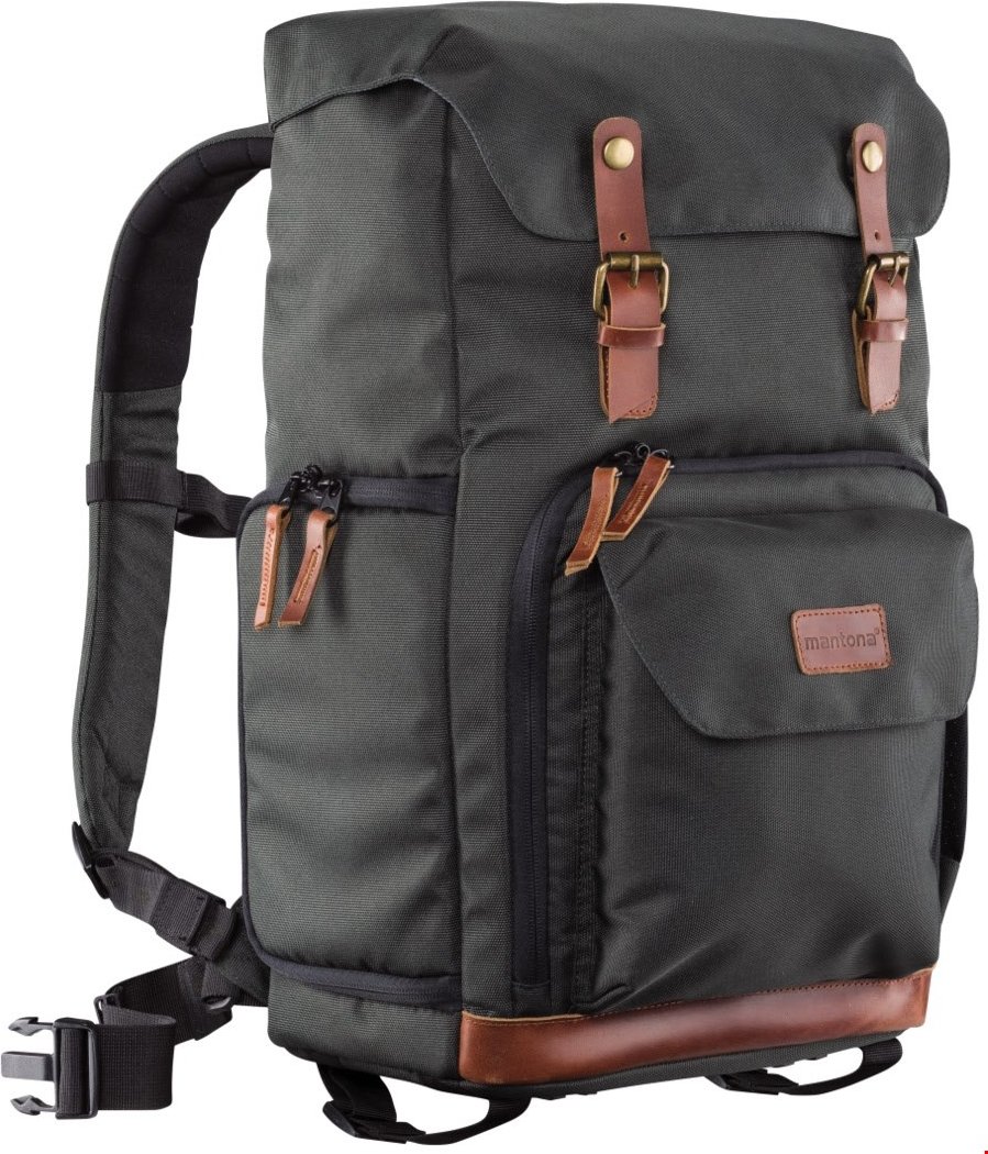 Retro Fotorucksack "Luis" grün