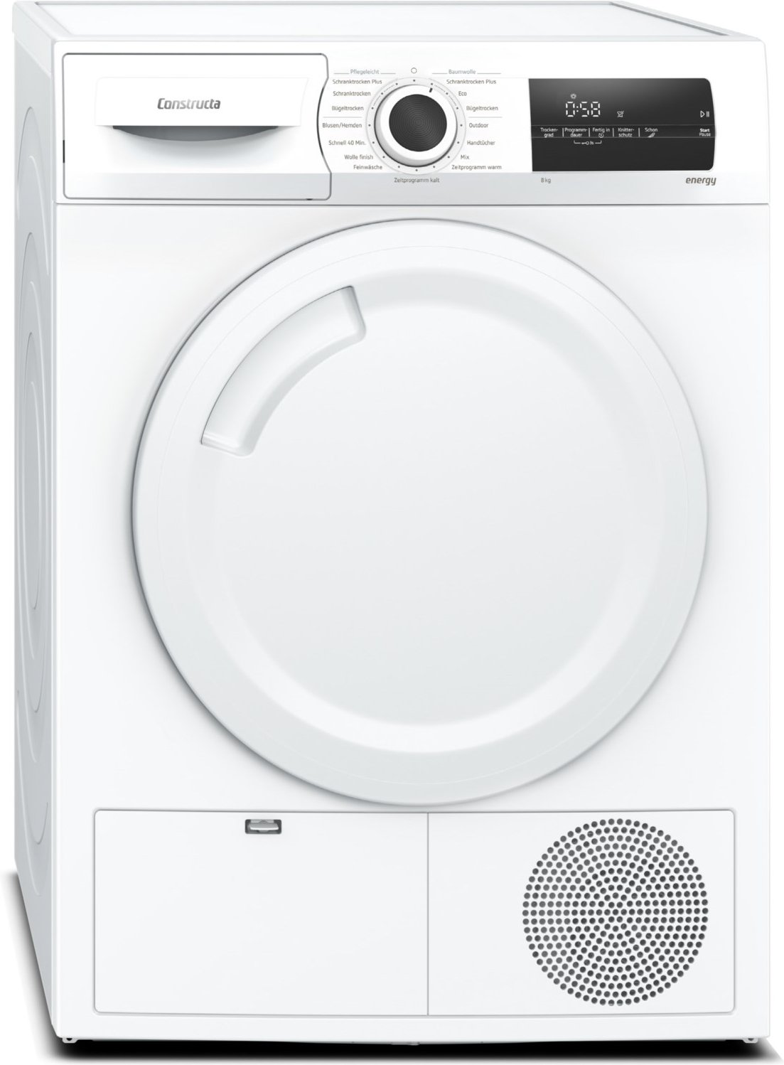 CWK3R208 Wärmepumpentrockner weiss