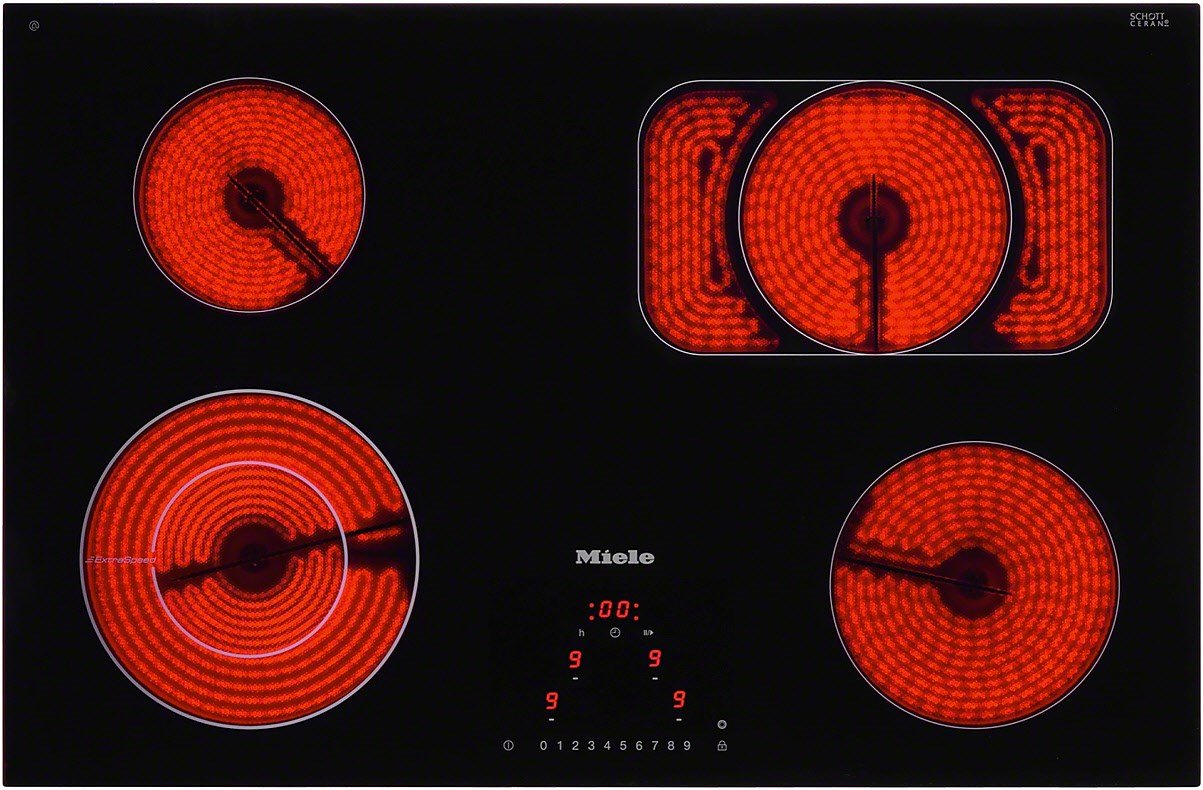KM 6215 Autark-Glaskeramikfeld flächenbündig