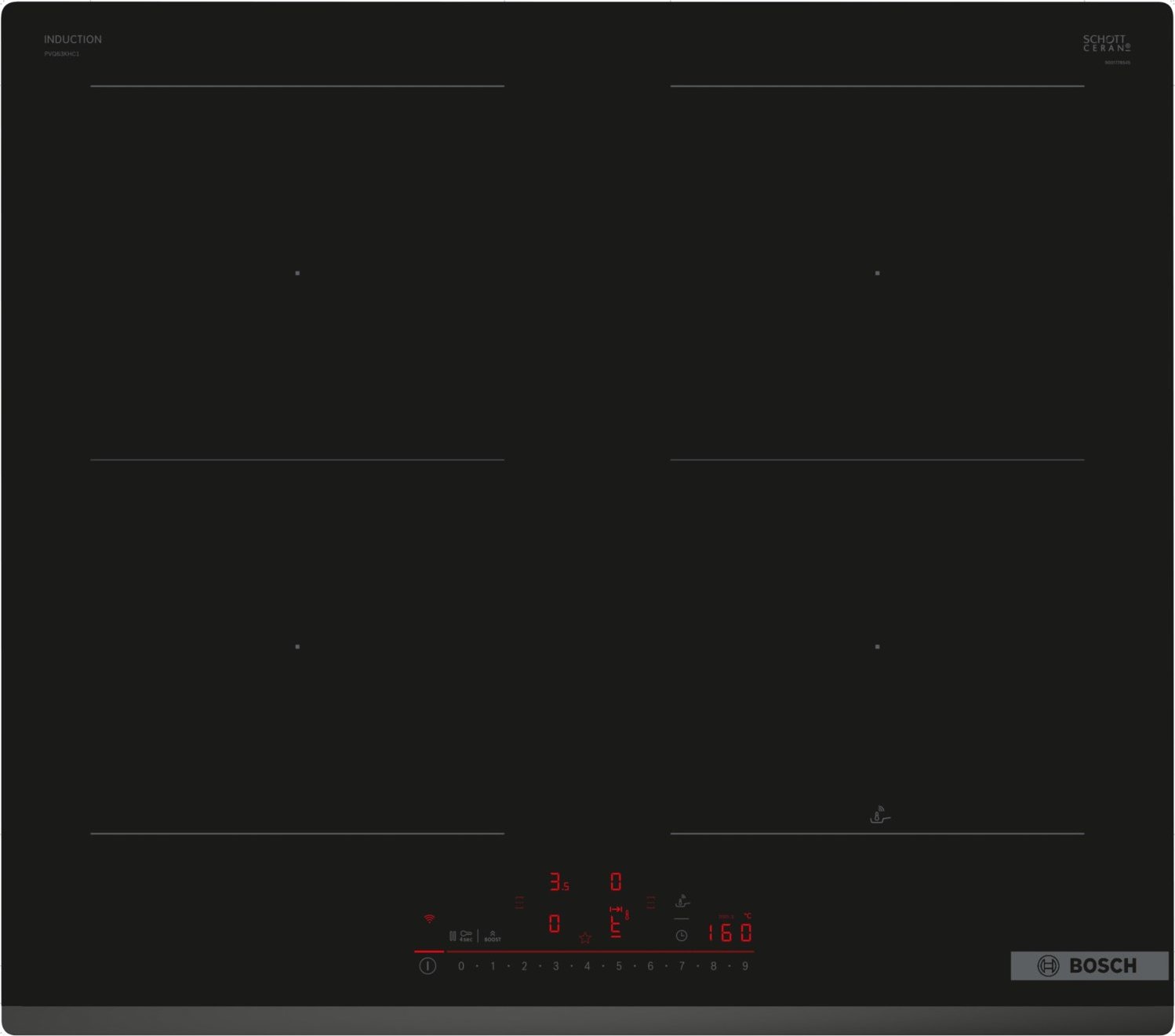 PVQ63KHC1E Autark-Induktionskochfeld rahmenlos