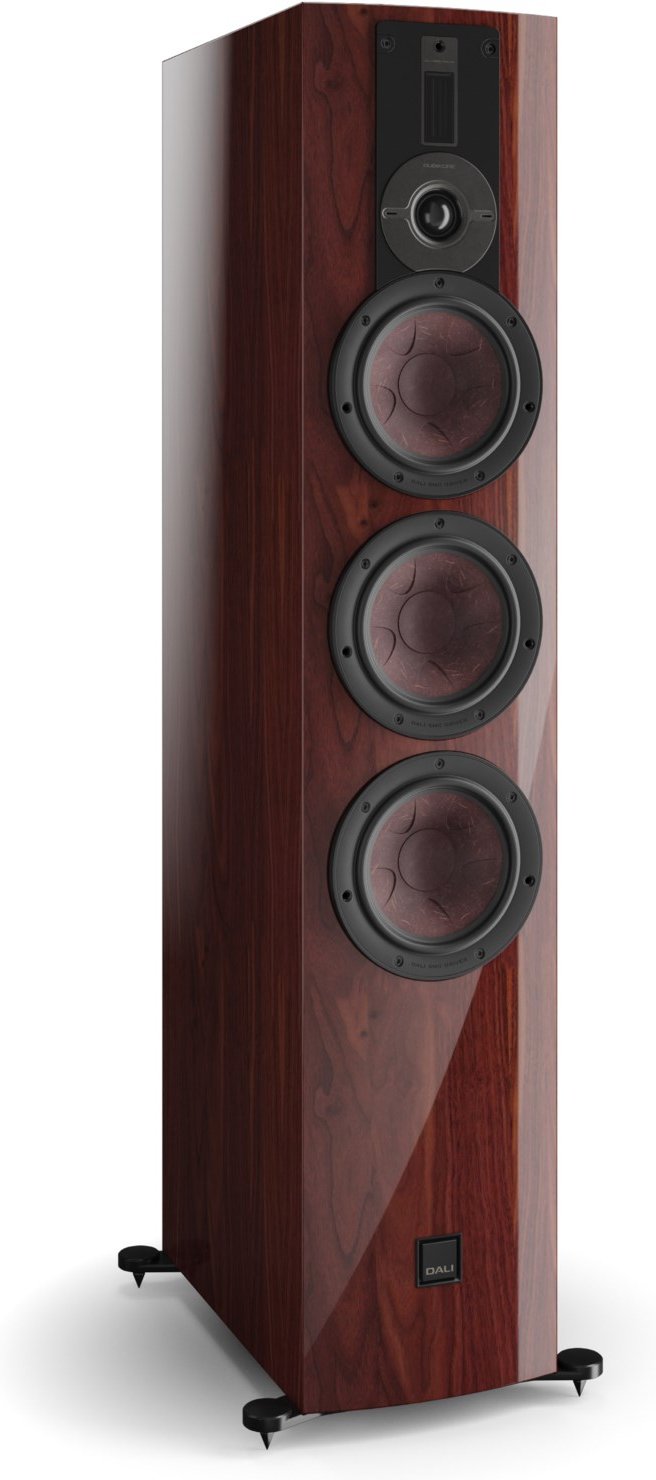 Rubikore 8 /Stück Stand-Lautsprecher hochglanz kastanienbraun