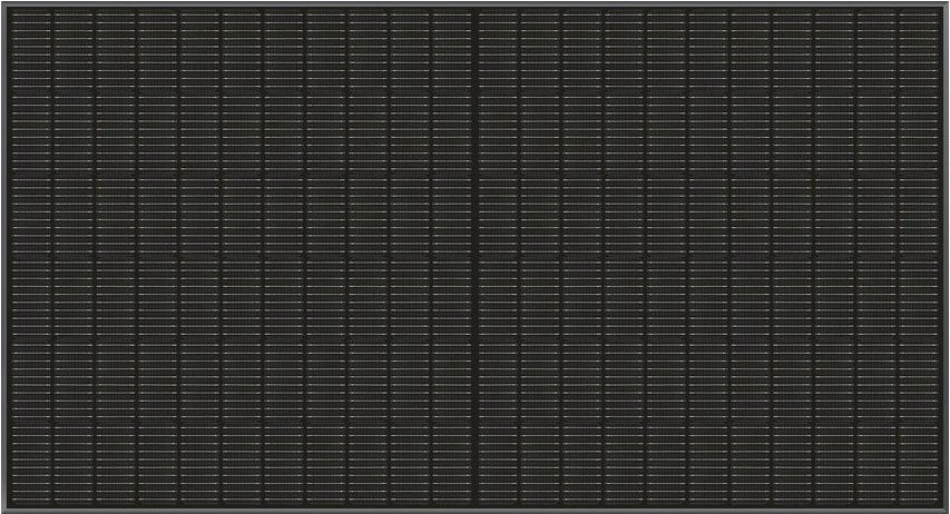 Balkonkraftwerk (1.000W) inkl. Montagekit schwarz