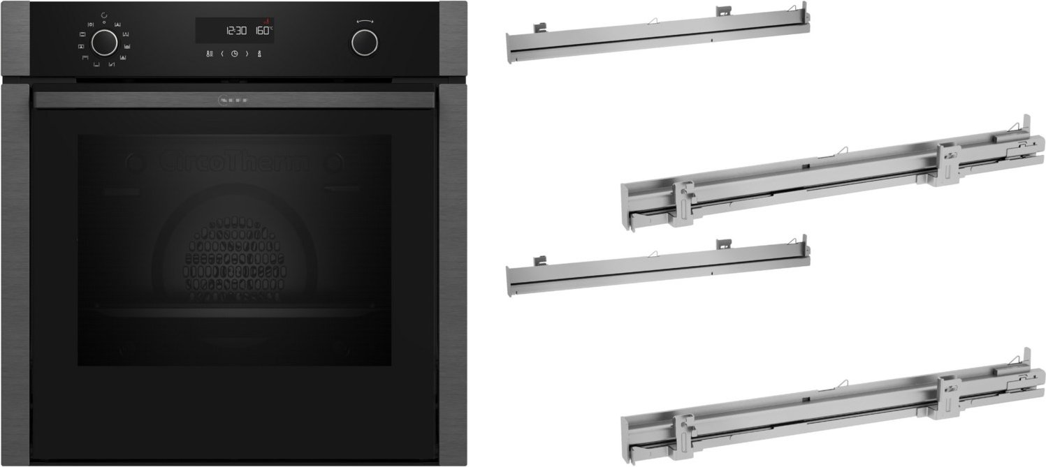 BMK320KP Einbaubackofen bestehend aus B6ACH7AG3+Z1608BX0+Z1608BX0 graphit