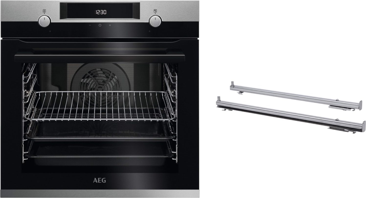 Thumbnail - BO424E Einbaubackofen bestehend aus BEE43502BM + TR1LV edelstahl/cleansteel