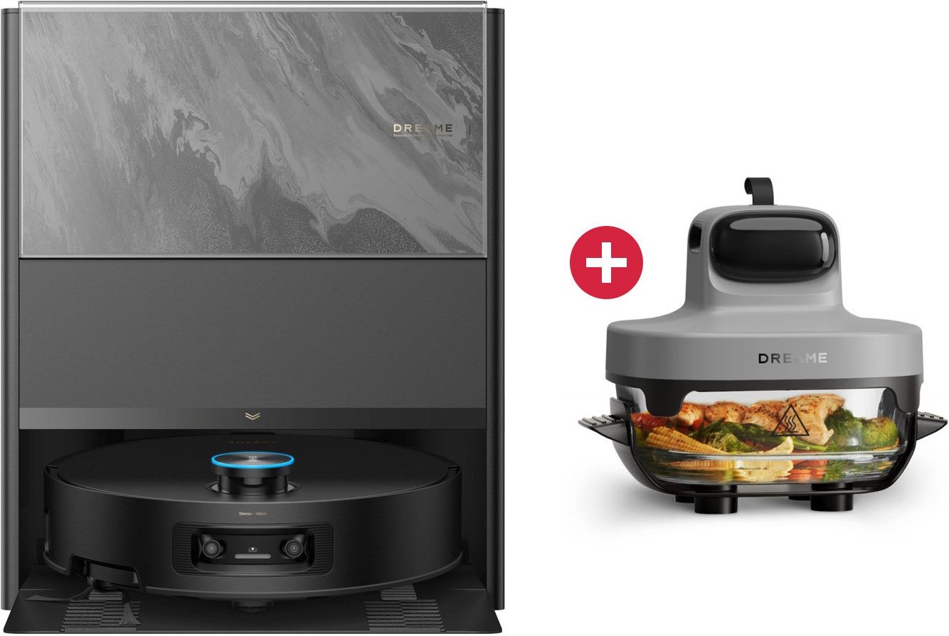 Aqua 10 Ultra Track Complete Saug-/Wischroboter + Dein Geschenk: dreame PT60 AirFryer Tasti Heißluft-Fritteuse