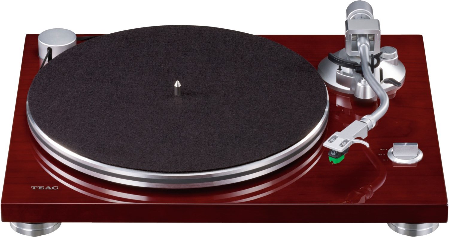 TN-3B-A Plattenspieler mit USB-Anschluss kirsche