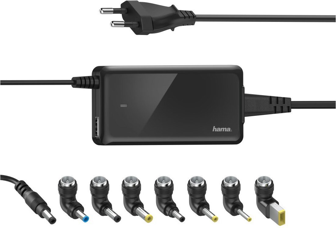 Universal-Notebook-Netzteil 19V/65W schwarz