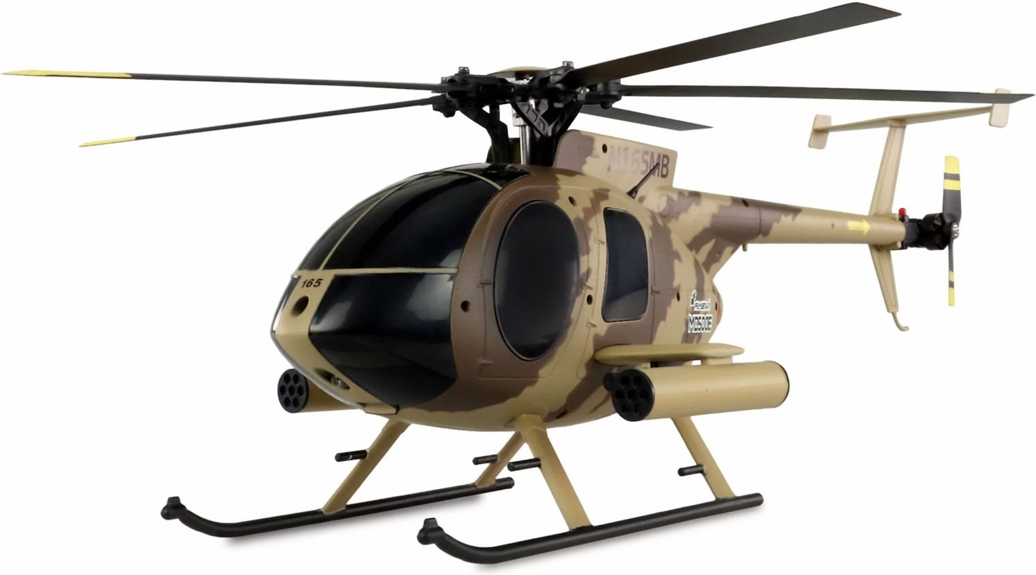 AFX MD500E 4 Kanal 6G RTF RC Helikopter braun