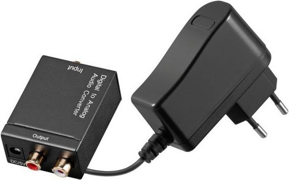 Digital zu Analog Audio Konverter schwarz