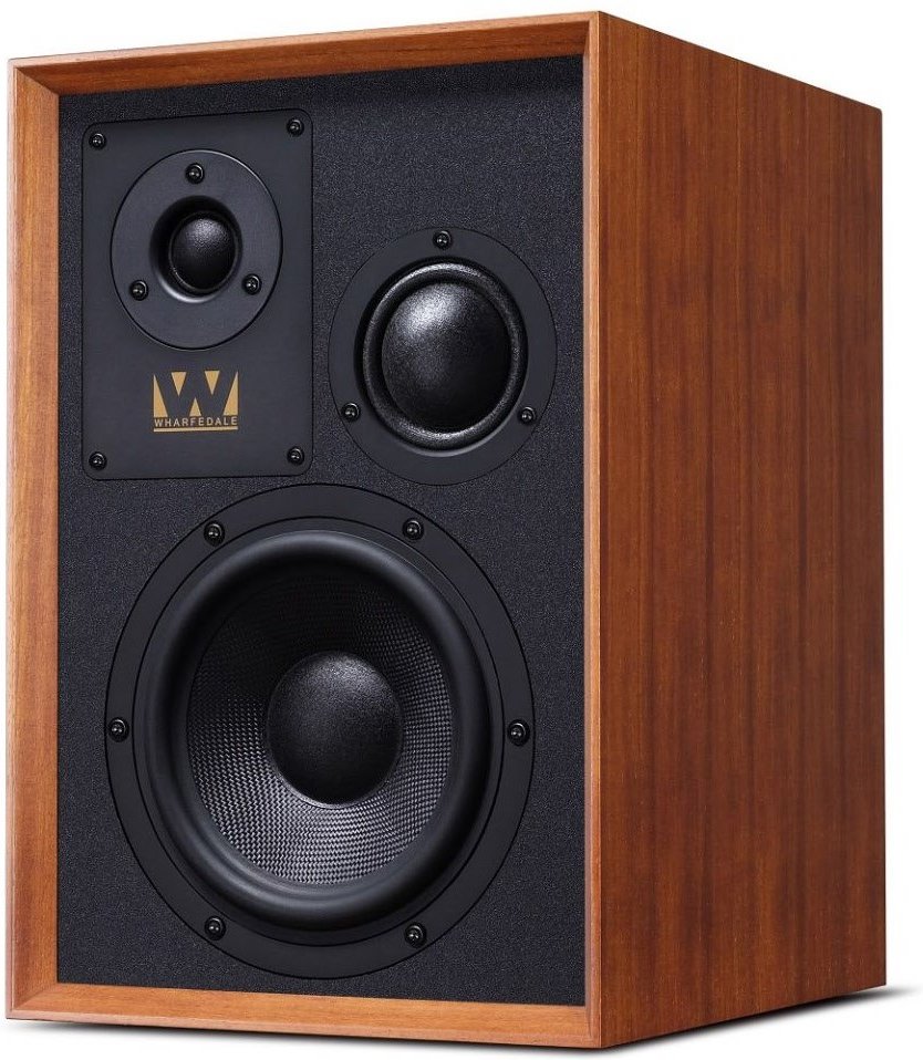 Super Denton /Paar Klein-/Regallautsprecher mahogany red