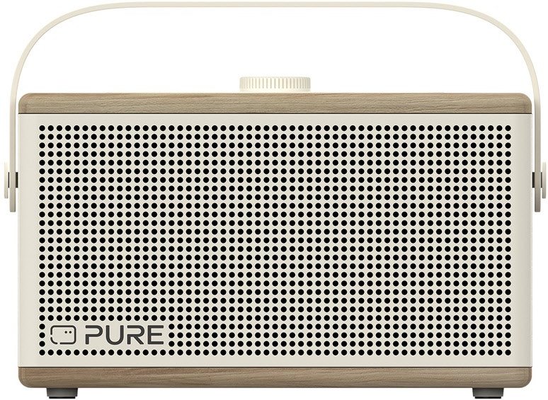 Classic Aura Bluetooth-Lautsprecher Baumwoll-Weiß/Eiche