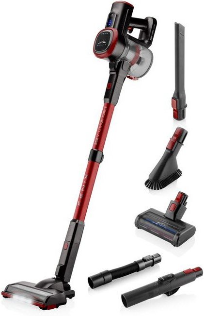 Fénix Akku-Stielstaubsauger schwarz/rot
