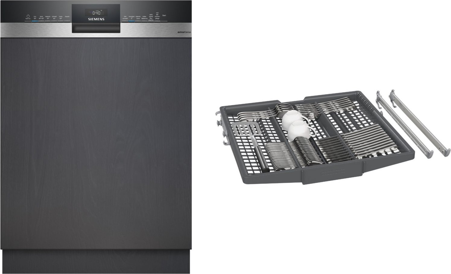 SN53ESS2UD Teilintegrierter Einbau-Geschirrspüler 60 cm bestehend aus SN53ES02UD + SZ36DX02