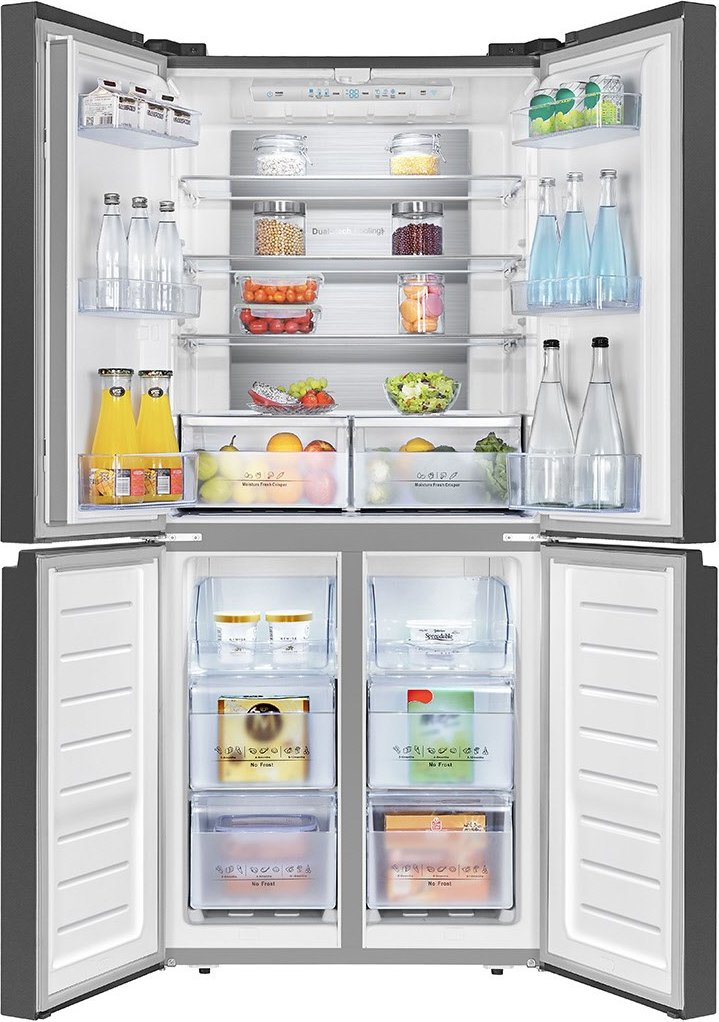 RQ563N4SF2 Kühl-/Gefrierkombination premium black inox