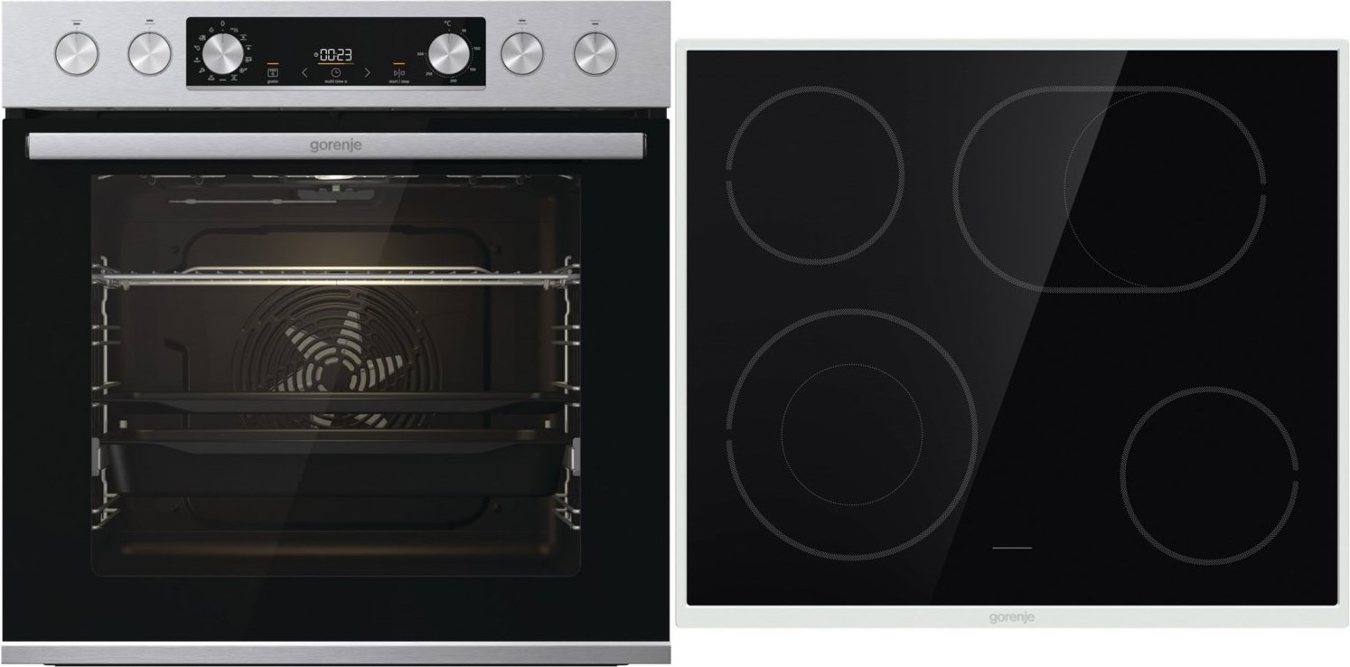 Profiplus SCX Herdset bestehend aus BCS6737E06X + ECD643BX edelstahl/cleansteel + edelstahl