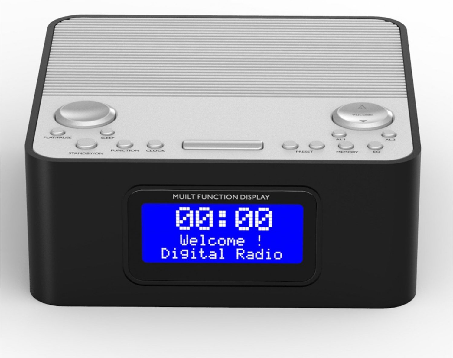 UR170SW Uhrenradio schwarz