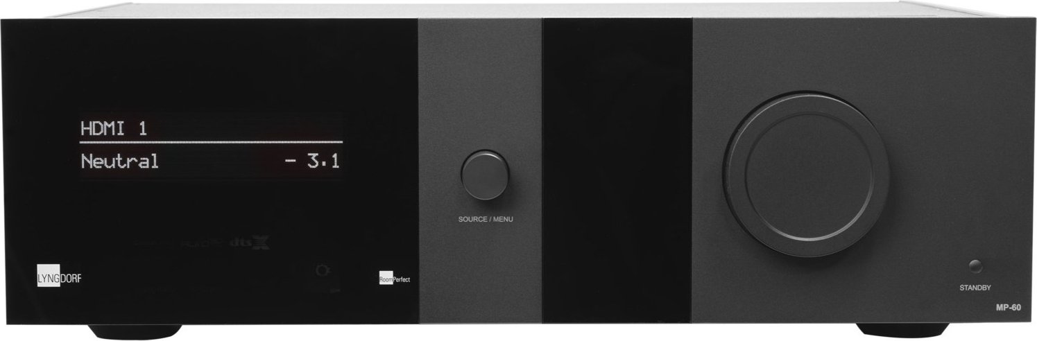 MP 60 2.1 Klang Effekt Receiver mit RoomPerfect / AES67/AES3 schwarz