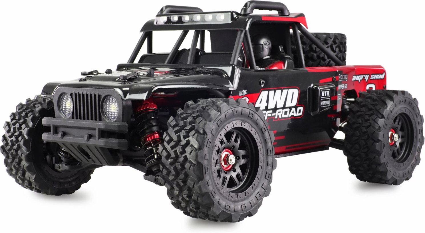 Thumbnail - Hyper GO Desert Buggy 4WD 1:14 RTR RC Auto schwarz/rot