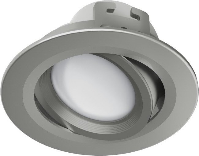 WLAN LED-Einbauspot 5W Satin-Nickel